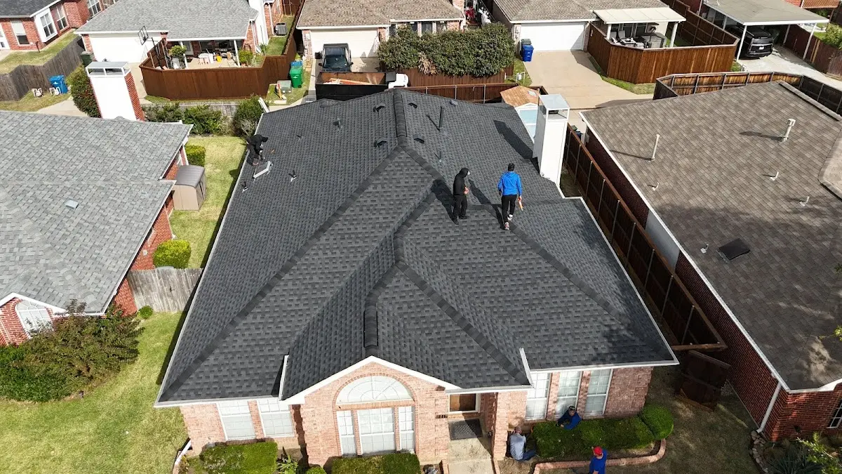 Commercial Roofing work in progress on a Casa de Oro-Mount Helix property
